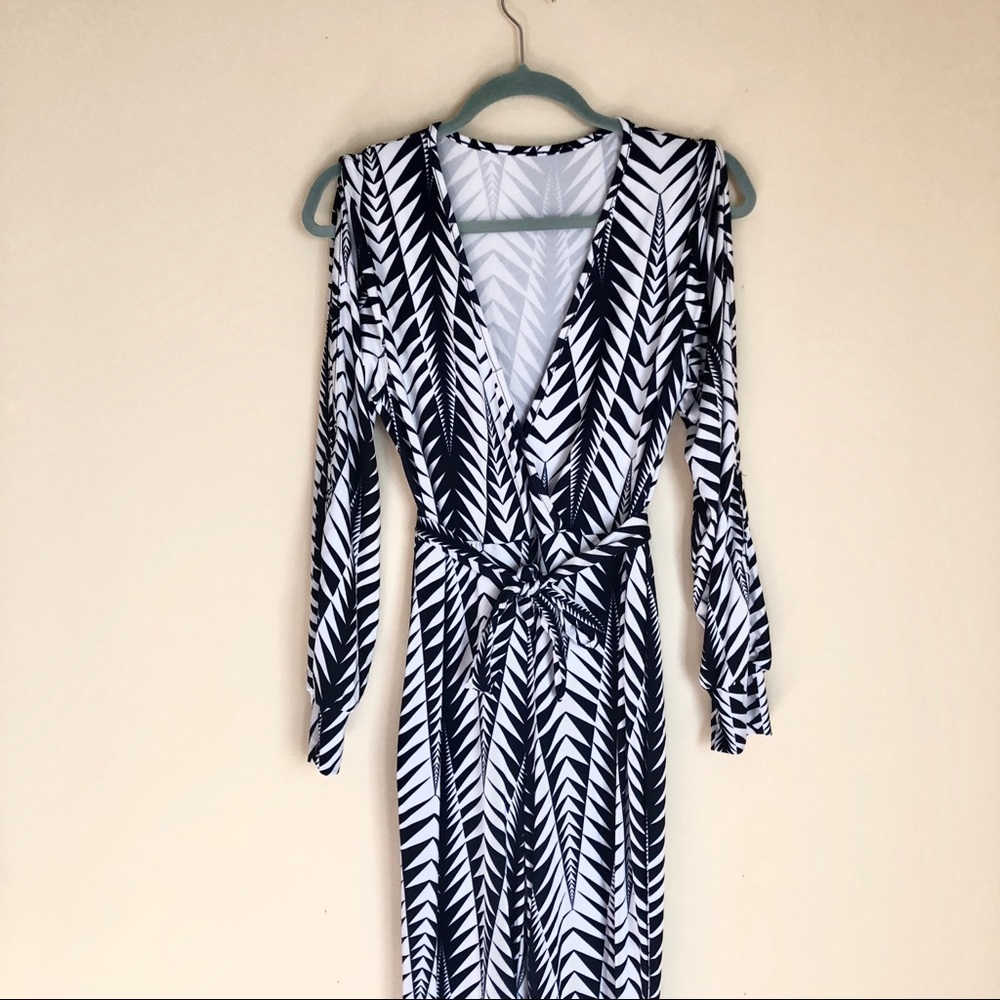 Black/White Jumpsuit